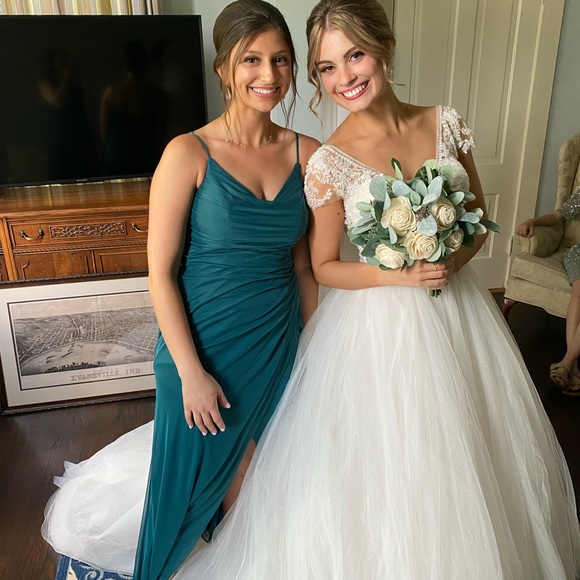 Azazie Bridesmaid Dress in style Deandra - Picture 2 of 2